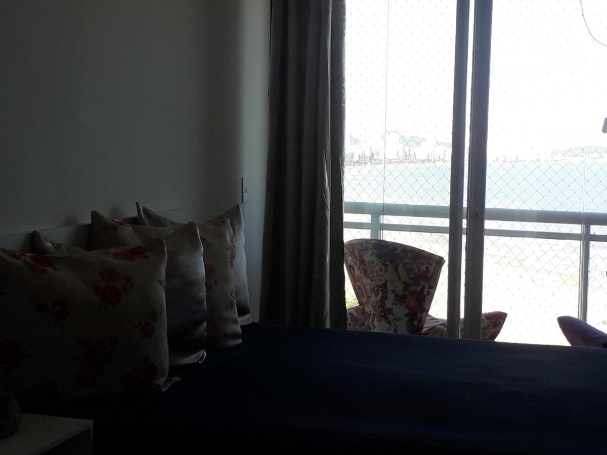 Maravilhoso Apto Vista Mar Jacuzzi Wi Fi Pé Areia Santos  Extérieur photo