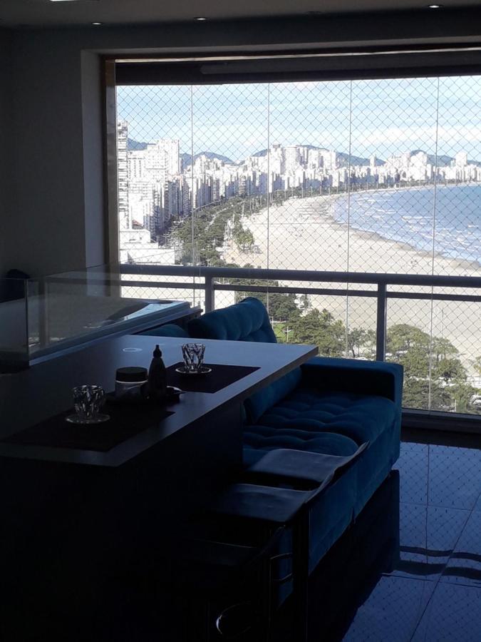 Maravilhoso Apto Vista Mar Jacuzzi Wi Fi Pé Areia Santos  Extérieur photo