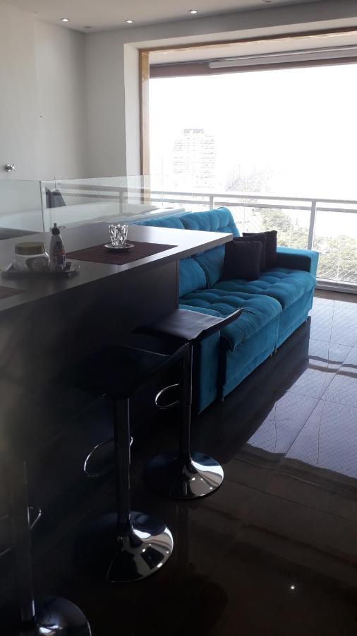 Maravilhoso Apto Vista Mar Jacuzzi Wi Fi Pé Areia Santos  Extérieur photo
