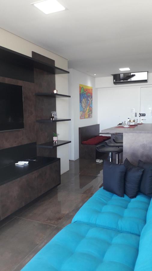 Maravilhoso Apto Vista Mar Jacuzzi Wi Fi Pé Areia Santos  Extérieur photo