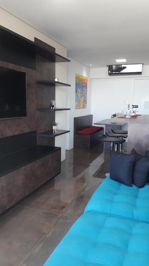 Maravilhoso Apto Vista Mar Jacuzzi Wi Fi Pé Areia Santos  Extérieur photo