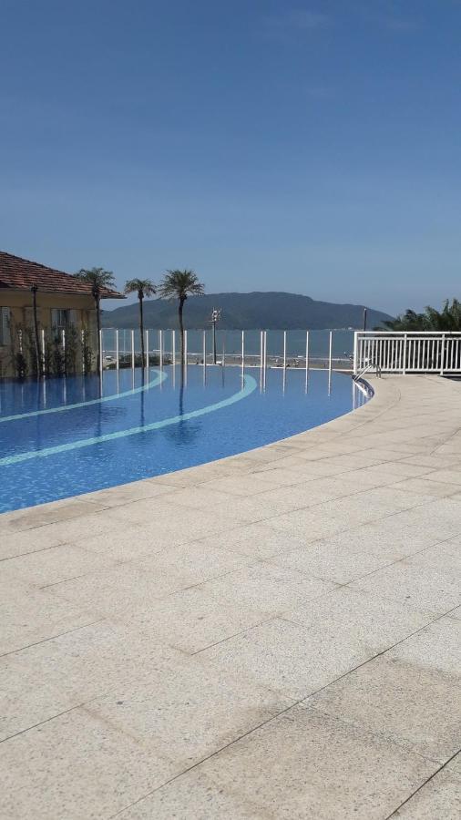 Maravilhoso Apto Vista Mar Jacuzzi Wi Fi Pé Areia Santos  Extérieur photo