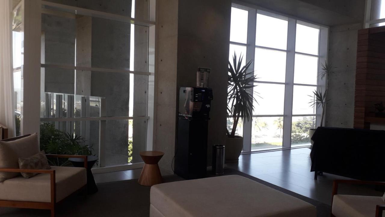 Maravilhoso Apto Vista Mar Jacuzzi Wi Fi Pé Areia Santos  Extérieur photo