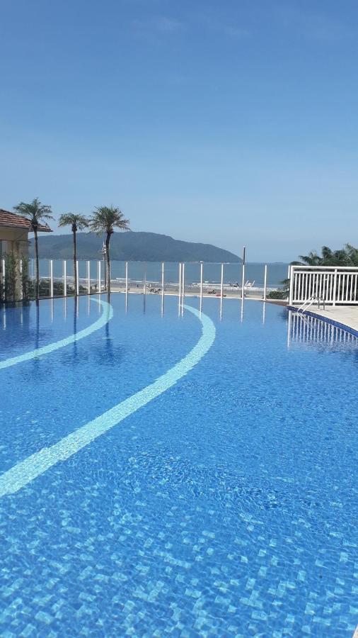 Maravilhoso Apto Vista Mar Jacuzzi Wi Fi Pé Areia Santos  Extérieur photo